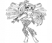 Printable club sirenix bloom winx club  coloring pages